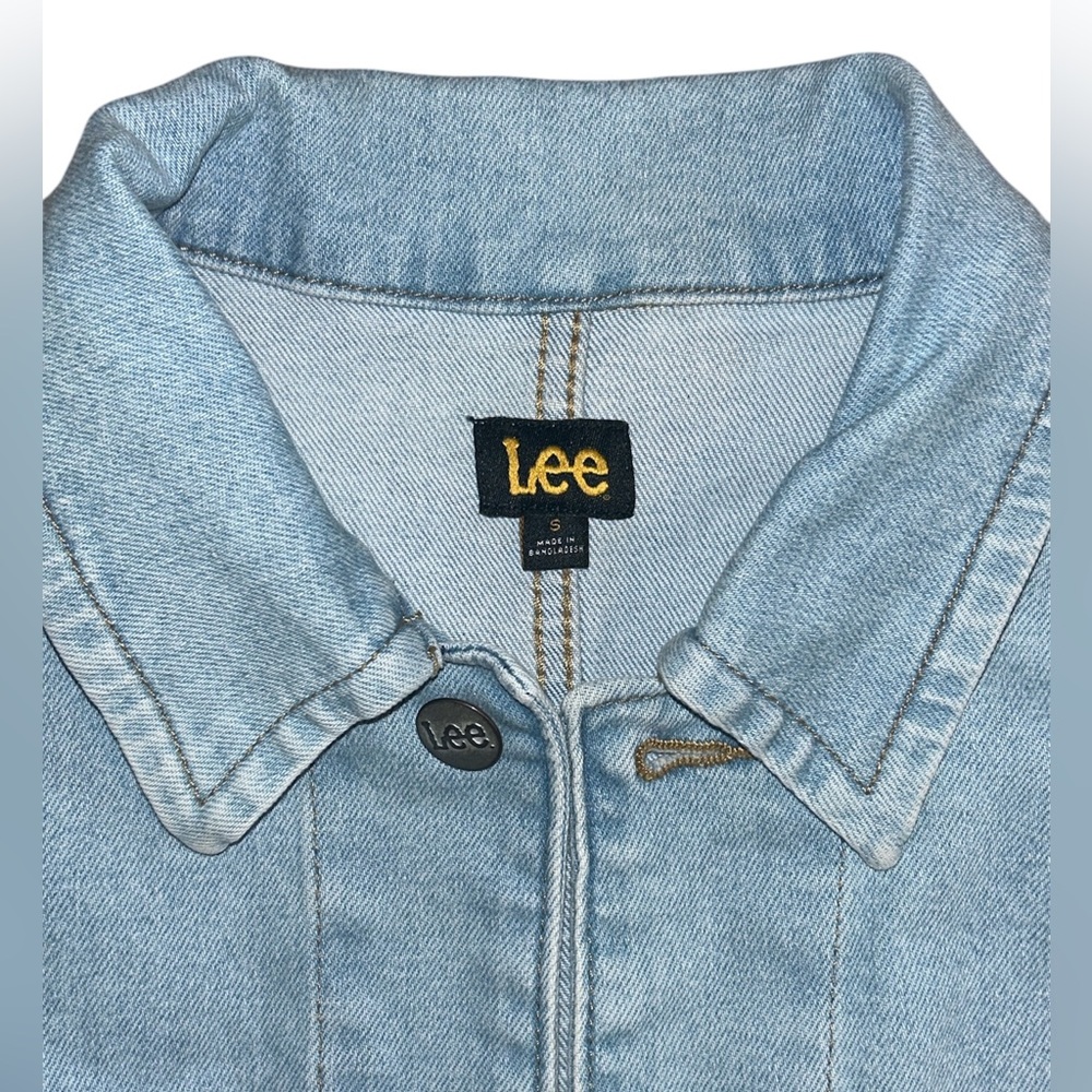 Lee Light Blue Denim Chore Jacket - Picture 3 of 6